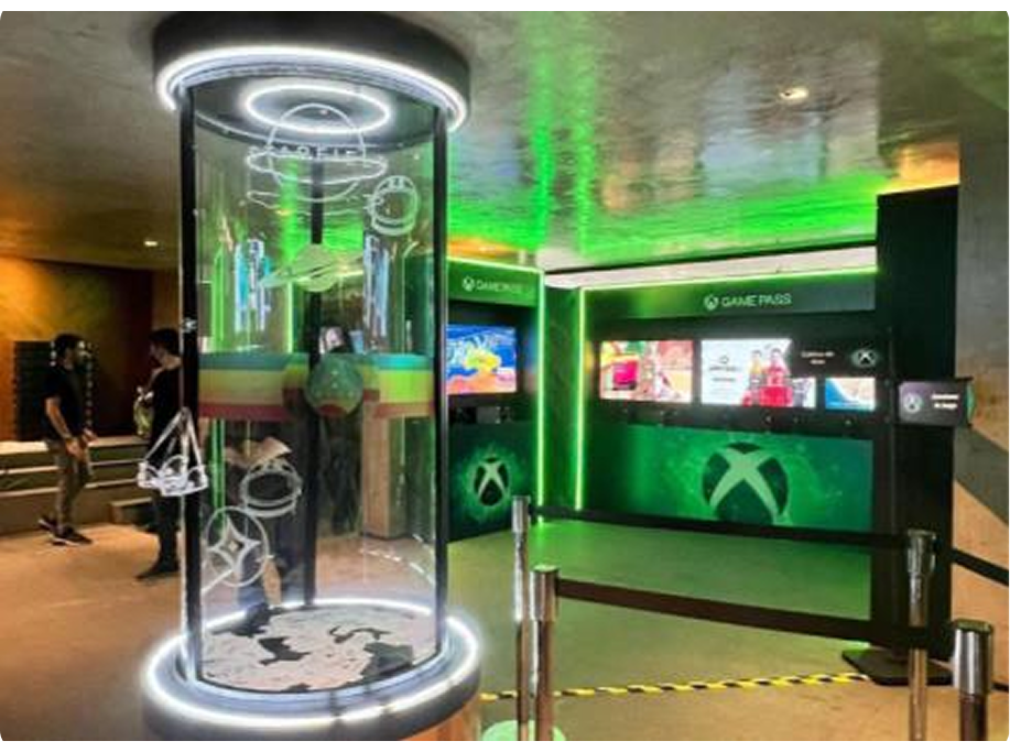 Xbox Cylindrical Display